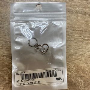 Double Heart Ear Cuff